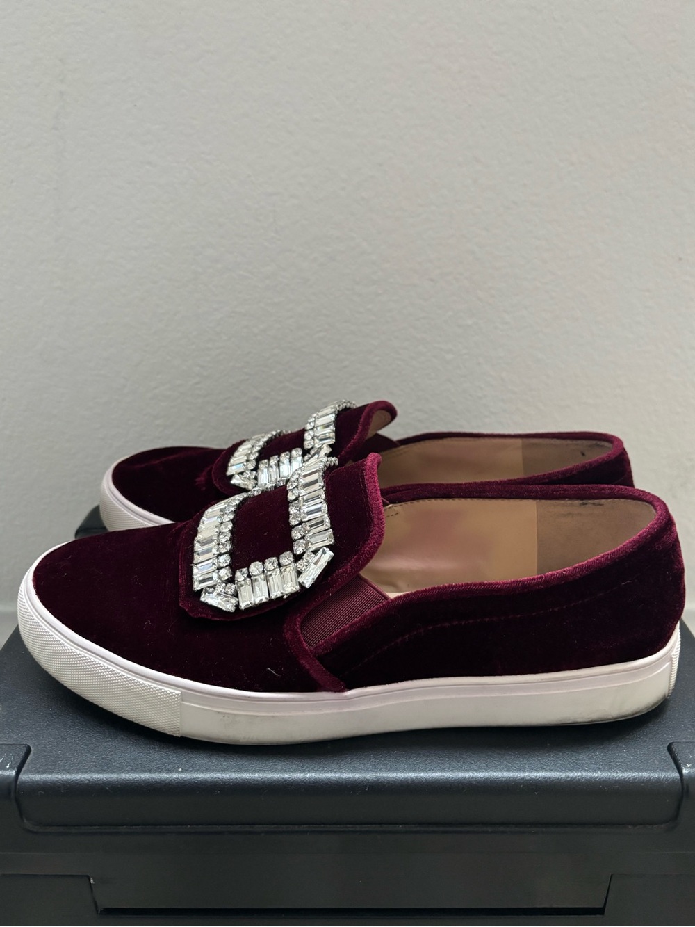 Karl Lagerfield Women's Burgundy Loafers